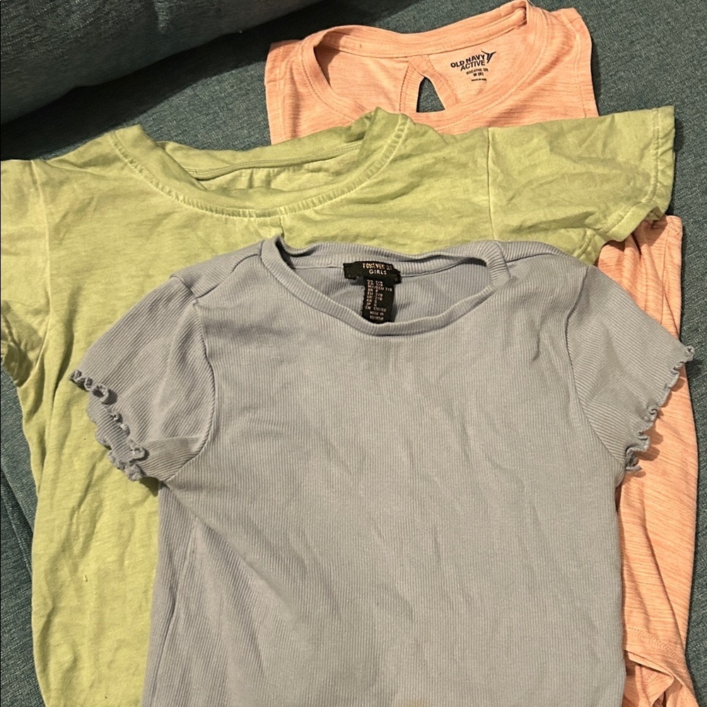 Girls 7/8 shirt bundle